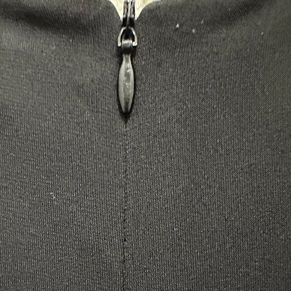 332 Michael Kors | EUC Women’s Black Draped Shoulder Sheath Dress (Size M) - Picture 15 of 15